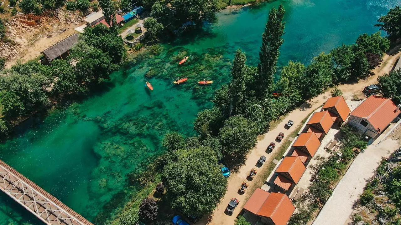 River huts Zrmanja Obrovac